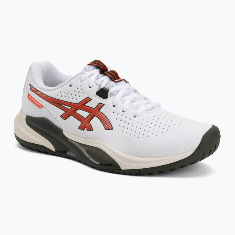 Pánske tenisové topánky ASICS Gel-Challenger 15 white/cherry tomato