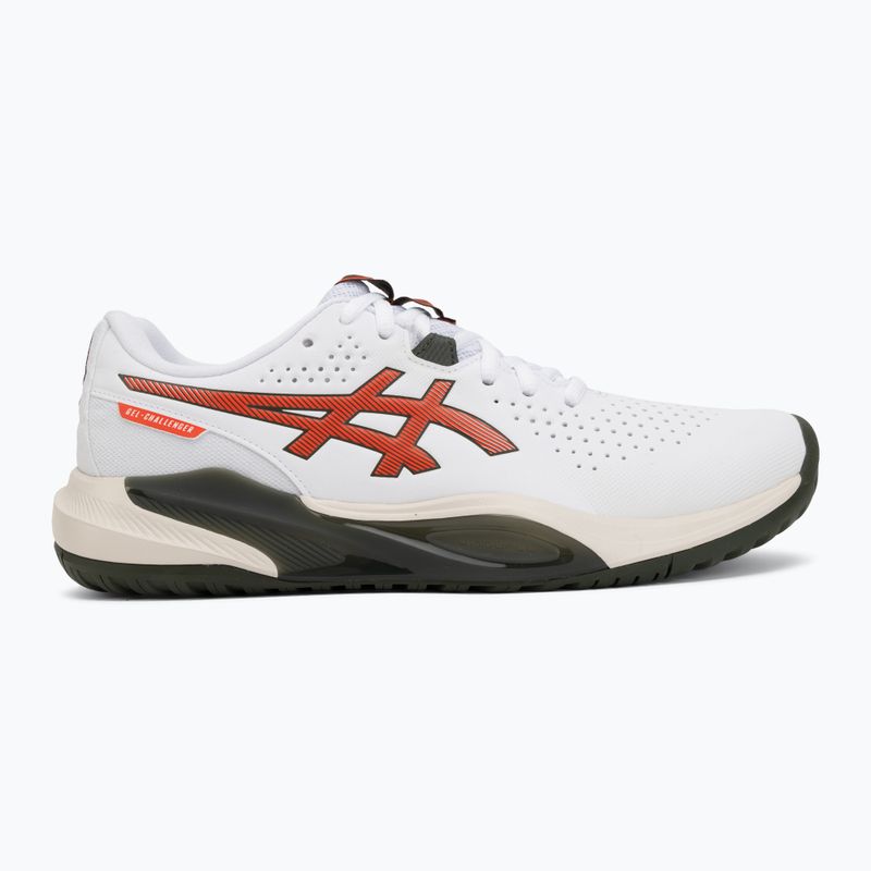 Pánske tenisové topánky ASICS Gel-Challenger 15 white/cherry tomato 2