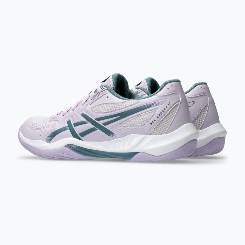 Dámske volejbalové topánky ASICS Gel-Rocket 12 dahlia/foggy teal 4