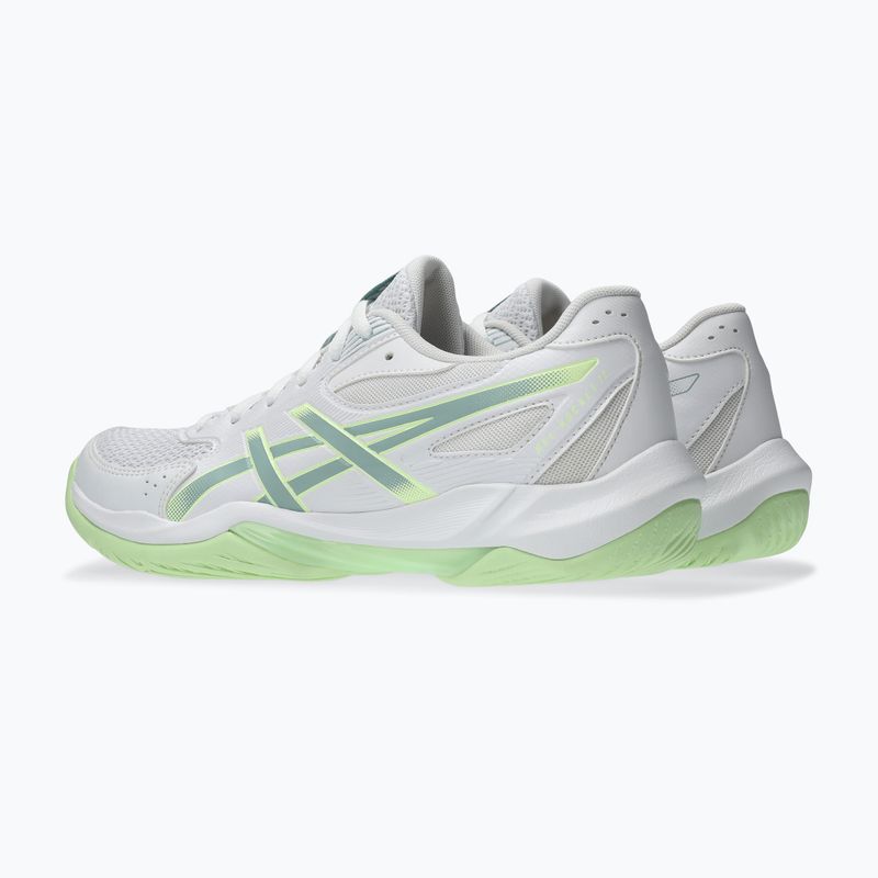 Dámske volejbalové topánky ASICS Gel-Rocket 12 white/ocean haze 4