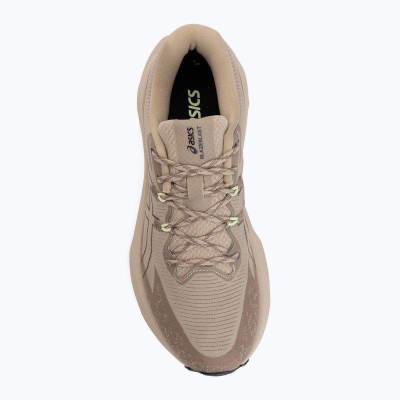 Dámske bežecké topánky Asics Blazeblast simply taupe/illuminate yellow 5