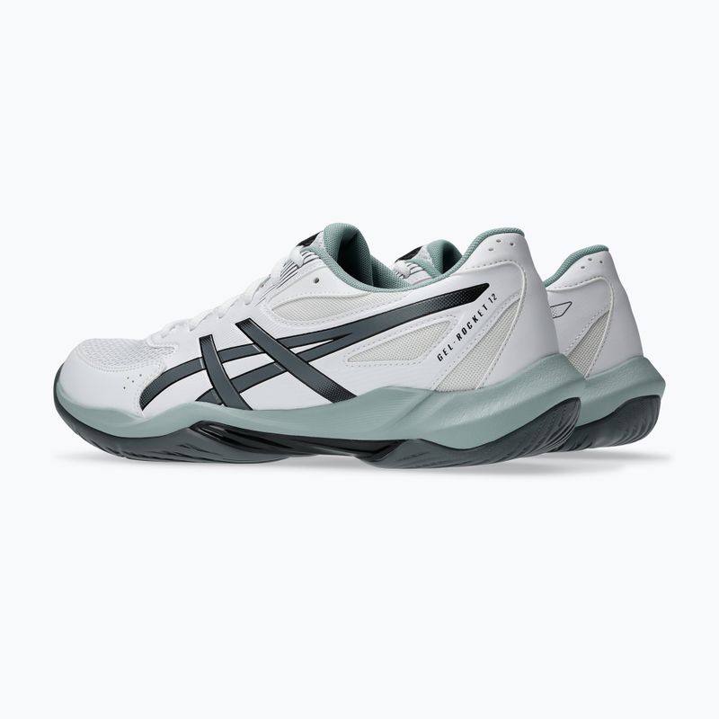 Pánske volejbalové topánky ASICS Gel-Rocket 12 white/steel grey 4