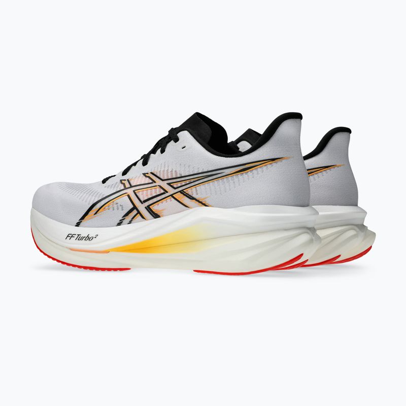 Pánske bežecké topánky ASICS Sonicblast 2 biele/oranžové štadiónové 4