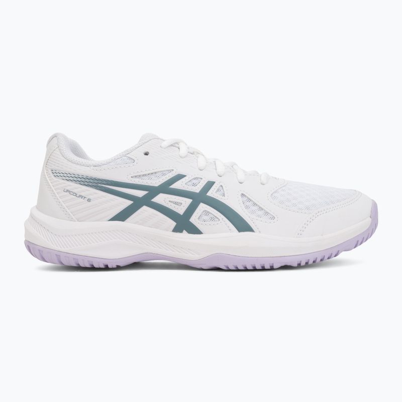 Dámske topánky ASICS Upcourt 6 white/foggy teal 2