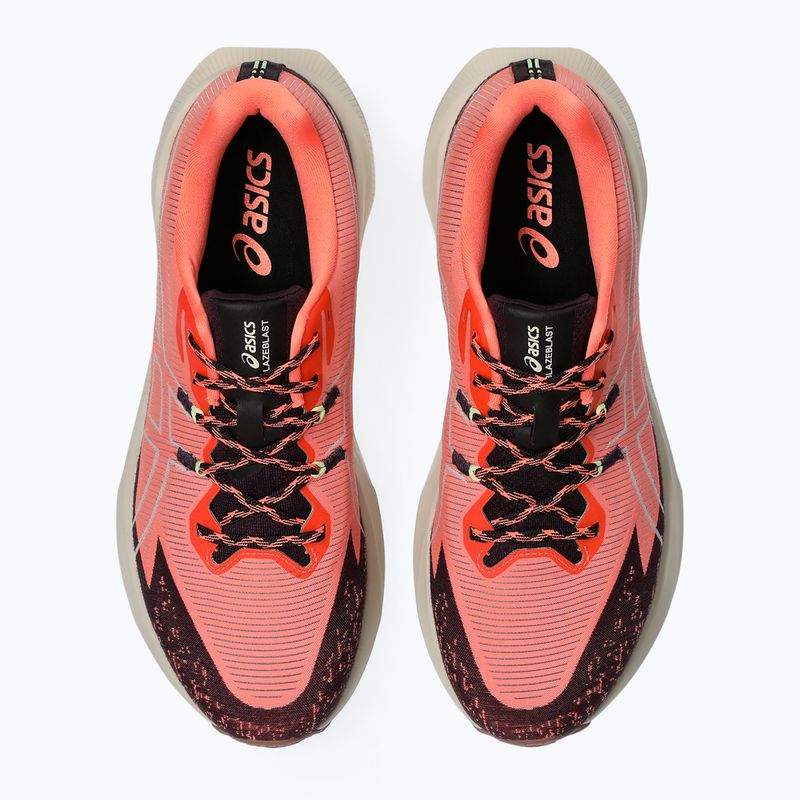 Pánske bežecké topánky Asics Blazeblast slnečný koral/temná aubergínová 6