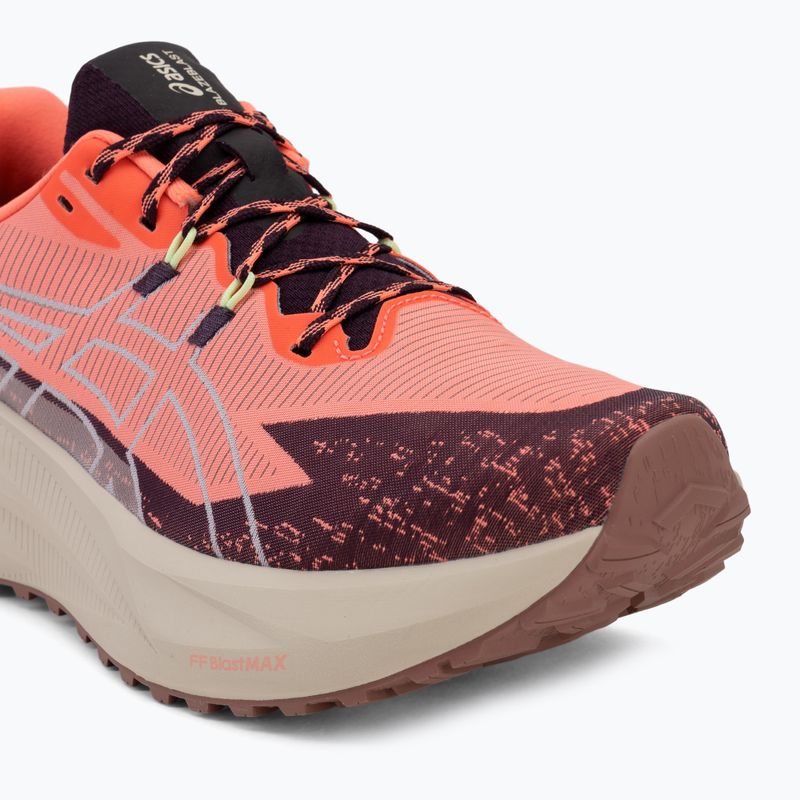 Pánske bežecké topánky Asics Blazeblast slnečný koral/temná aubergínová 7