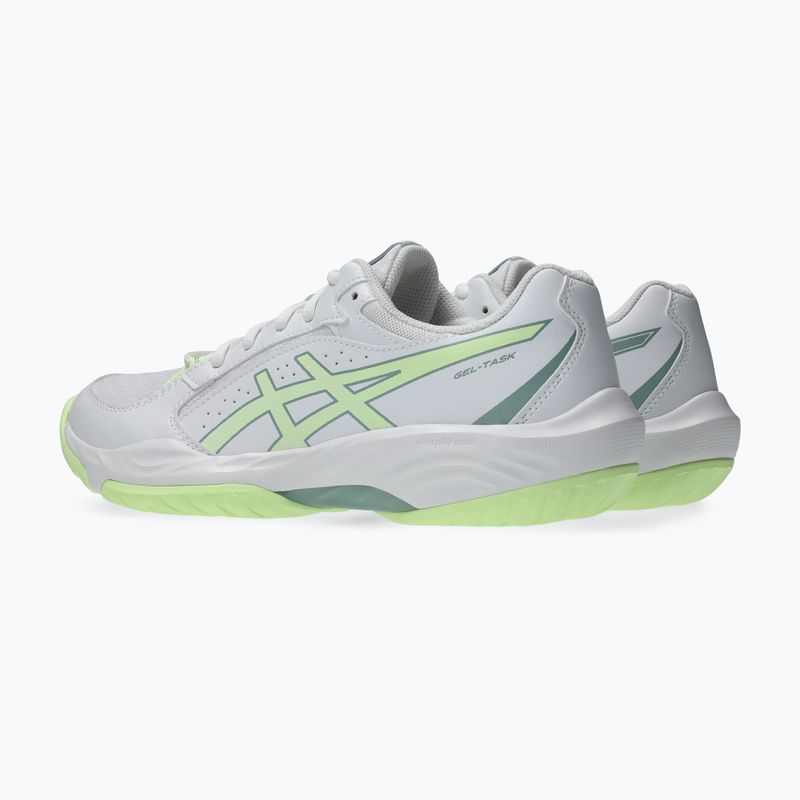 Dámske volejbalové topánky ASICS Gel-Task 5 white/illuminate yellow 4