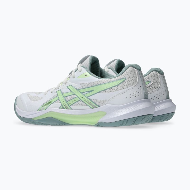 Dámske volejbalové topánky ASICS Gel-Tactic 13 white/illuminate yellow 4