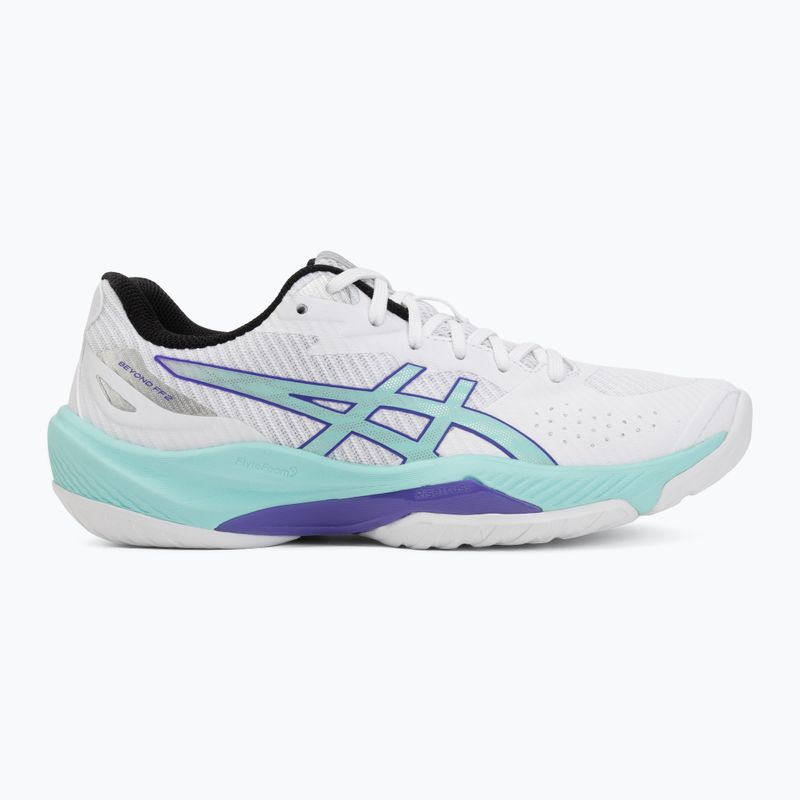 Dámske volejbalové topánky ASICS Beyond FF 2 white/illuminate mint 2