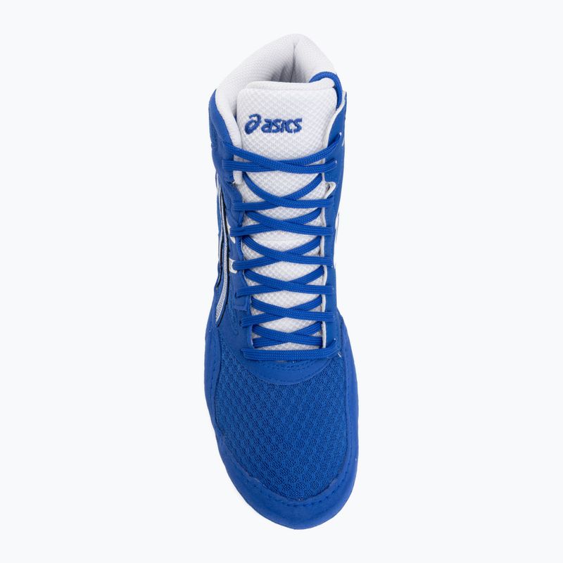 Zápasnícke topánky ASICS Snapdown 4 neon blue/white 5