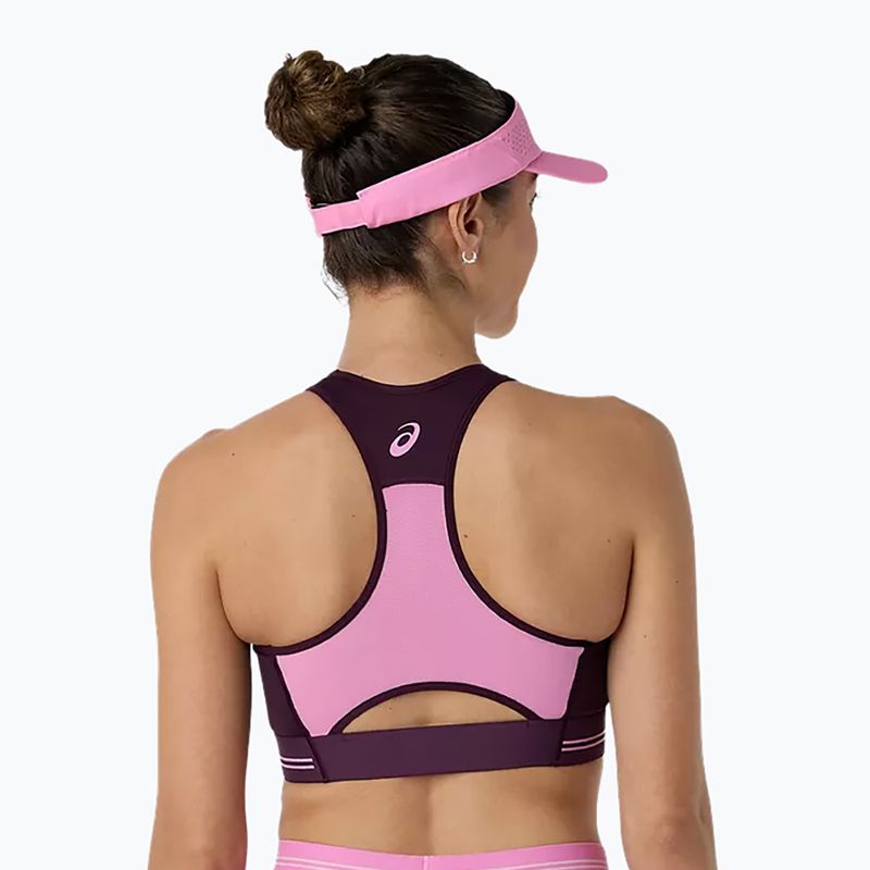 Fitness podprsenka ASICS Game Compression Bra Dark Aubergine/Bubblegum 2