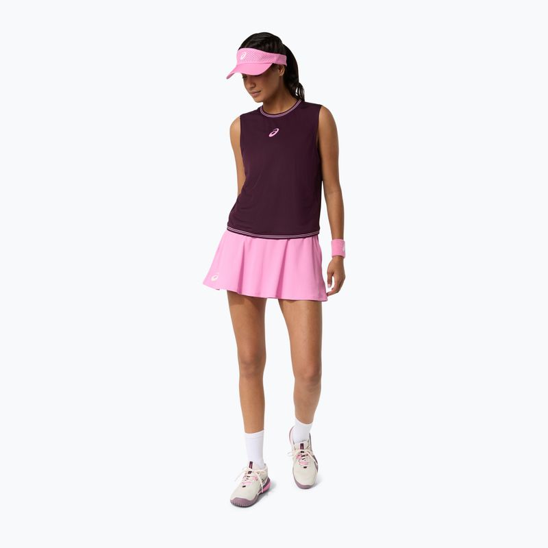 Dámske tenisové tričko ASICS Game Sleeveless Top W dark aubergine 2