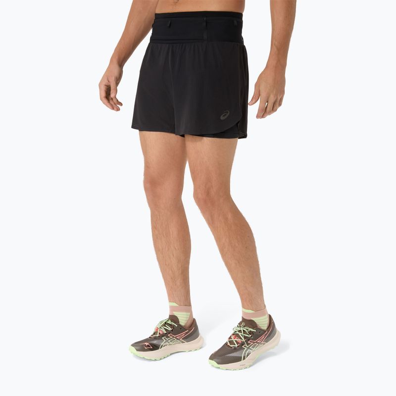 Pánske bežecké šortky ASICS Fujitrail Elite performance black 4