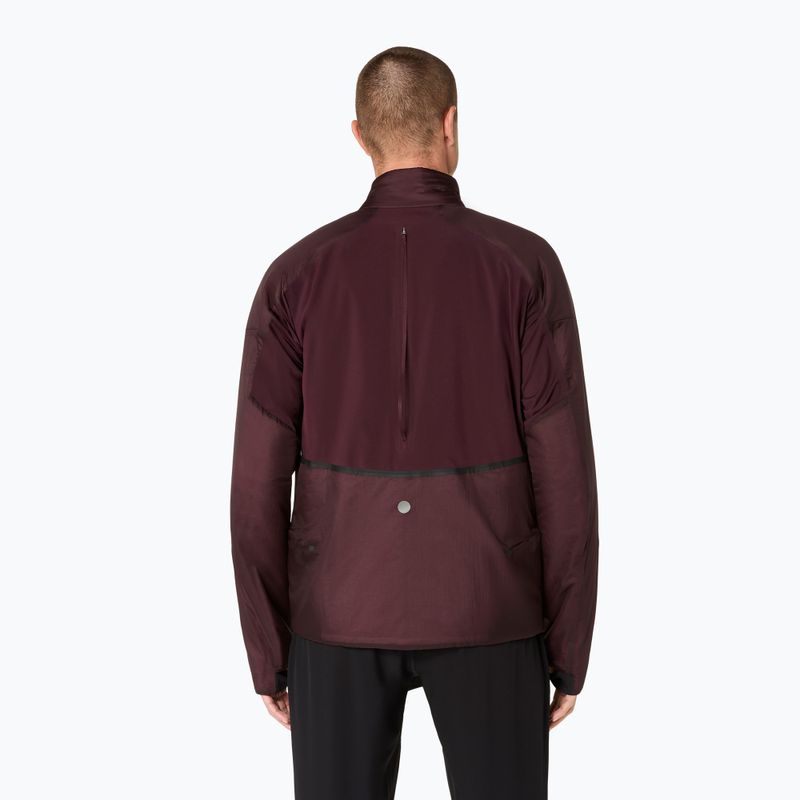 Pánska bežecká bunda ASICS Road Winter Jacket dark currant 3