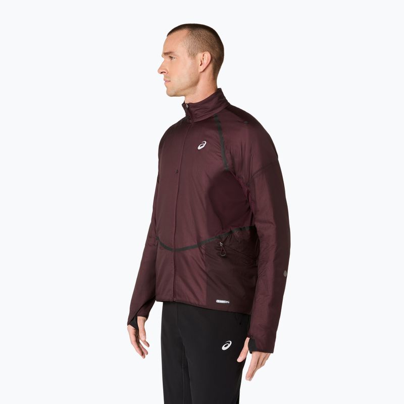 Pánska bežecká bunda ASICS Road Winter Jacket dark currant 4