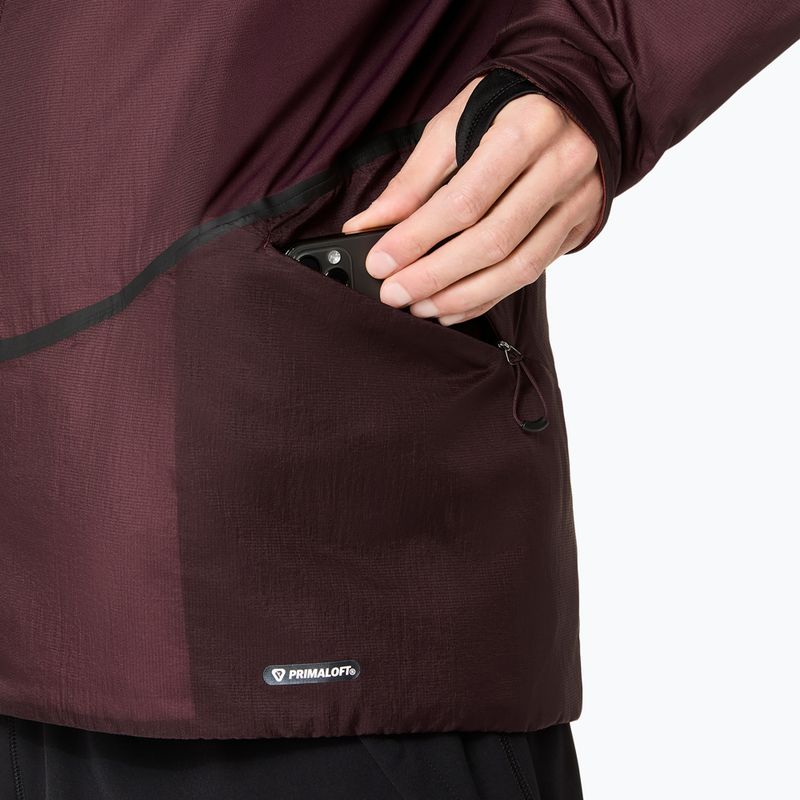 Pánska bežecká bunda ASICS Road Winter Jacket dark currant 7