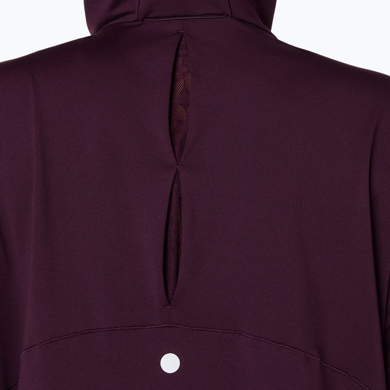 Dámska bežecká mikina ASICS Nagino Run Winter Hoodie dark aubergine 7