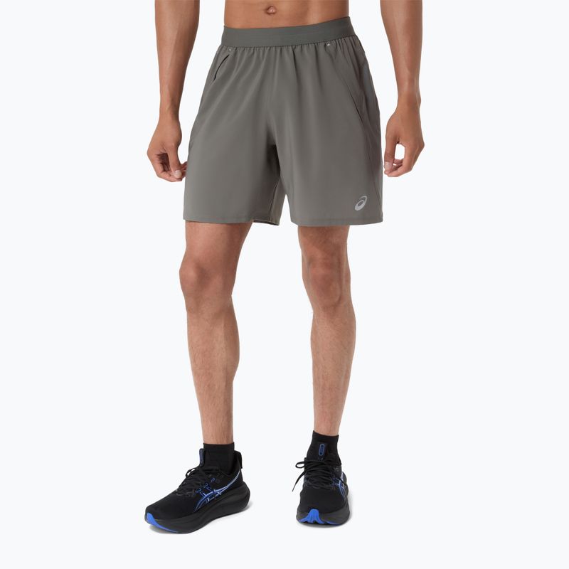 Pánske bežecké šortky Asics Road 7In Short Truffle Grey