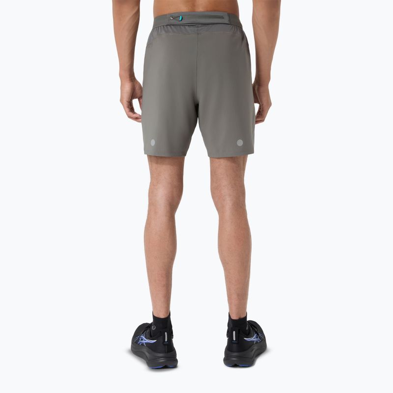 Pánske bežecké šortky Asics Road 7In Short Truffle Grey 3