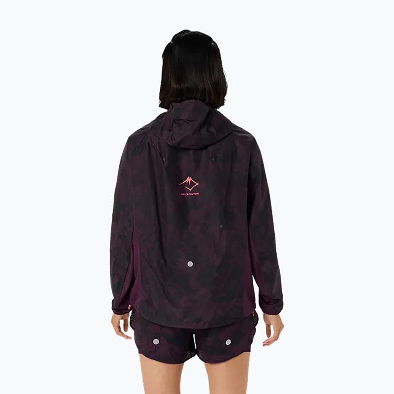 Dámska bežecká bunda Asics Fujitrail Packable Jacket dark aubergine 2