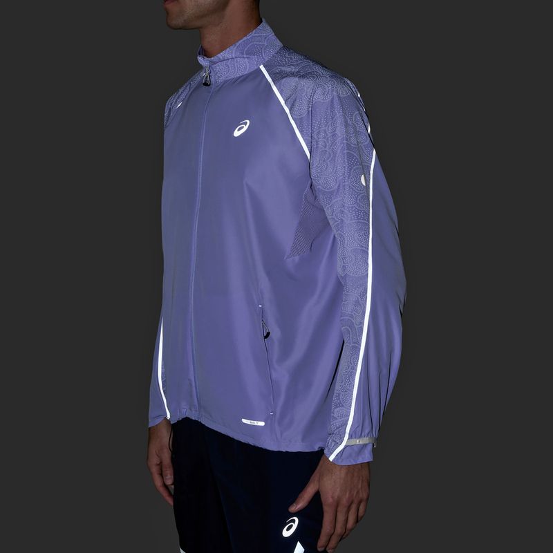 Pánska bežecká bunda ASICS Road Lite-Show Jacket vapor 8