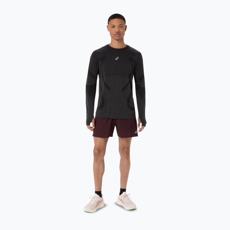 Pánske bežecké šortky Asics Road 5In Short Dark Currant 2