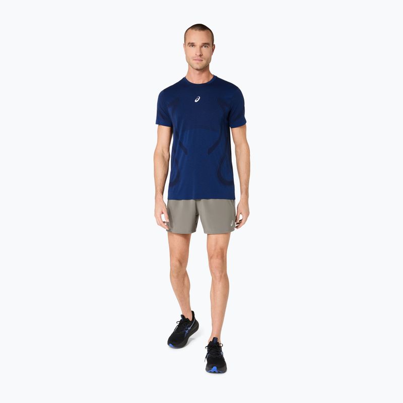 Pánske bežecké šortky Asics Road 5In Short Truffle Grey 2