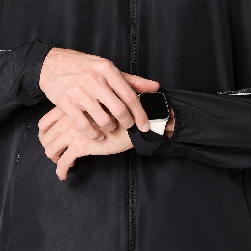 Pánska bežecká bunda ASICS Road Lite-Show Jacket performance black 10