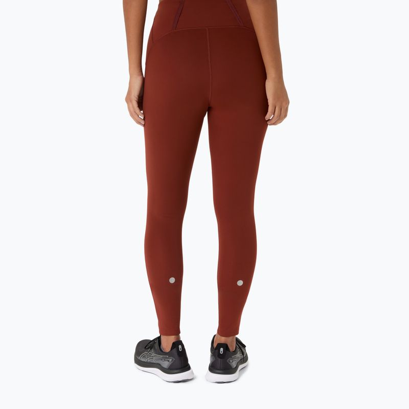 Dámske bežecké legíny ASICS Road Winter High Waist singed red 3