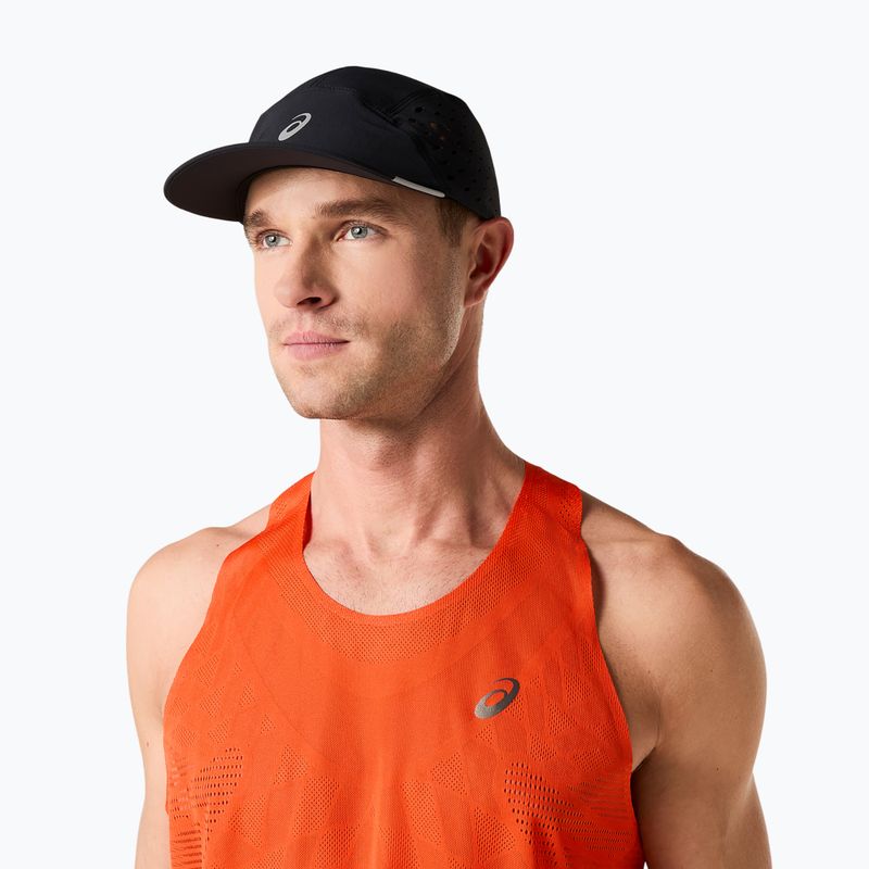 Pánska bežecká tričko ASICS Metarun Singlet cherry tomato 5