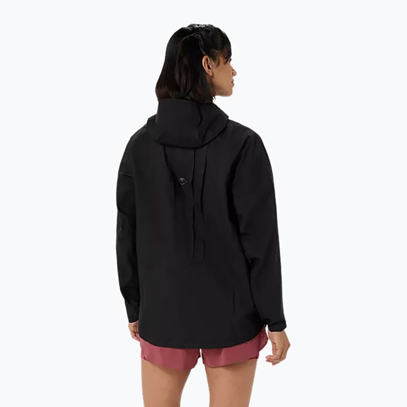 Dámska bežecká bunda ASICS Fujitrail Elite Waterproof Jacket performance black 2