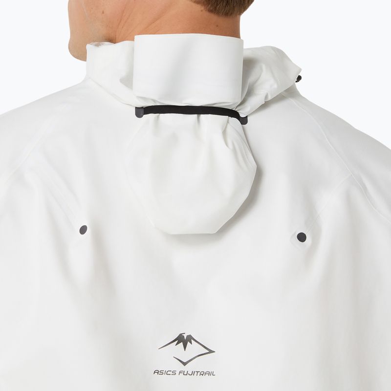 Pánska bežecká bunda ASICS Fujitrail Elite Waterproof Jacket cream 7