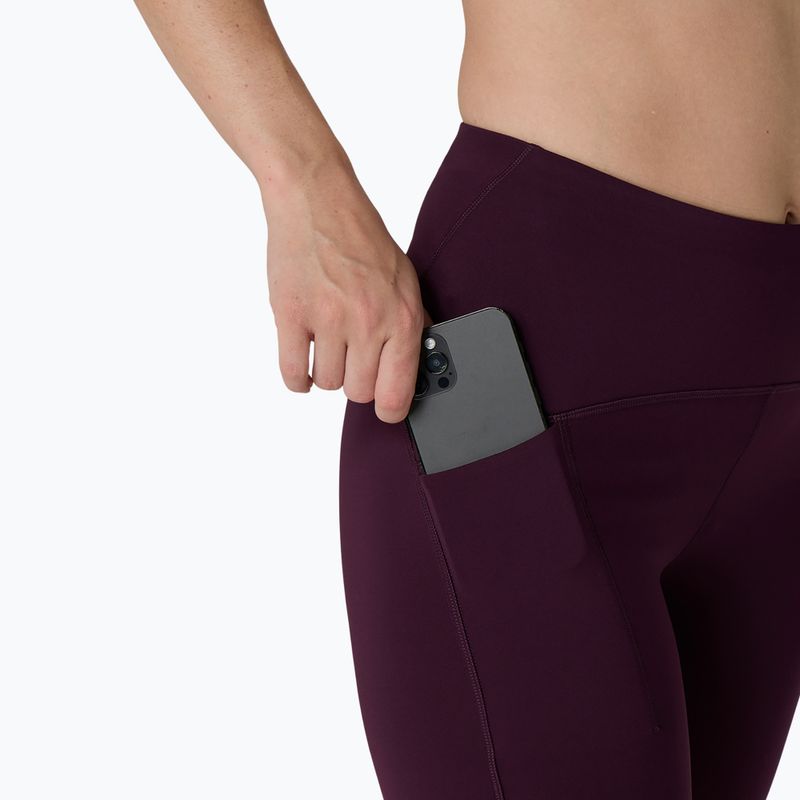 Dámske bežecké šortky Asics Road High Waist 8In Sprinter dark aubergine 9