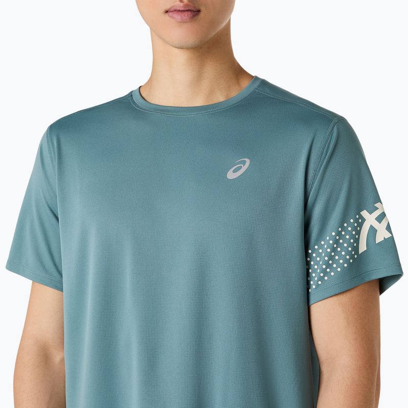 Pánske bežecké tričko ASICS Icon foggy teal 5