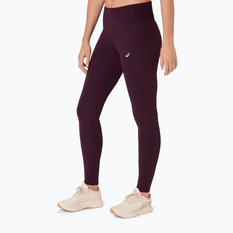 Dámske bežecké legíny ASICS Nagino Run dark aubergine 4