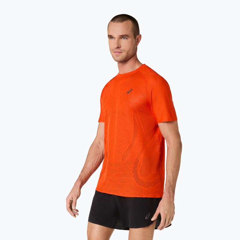 Pánska bežecká tričko ASICS Metarun Top cherry tomato 4