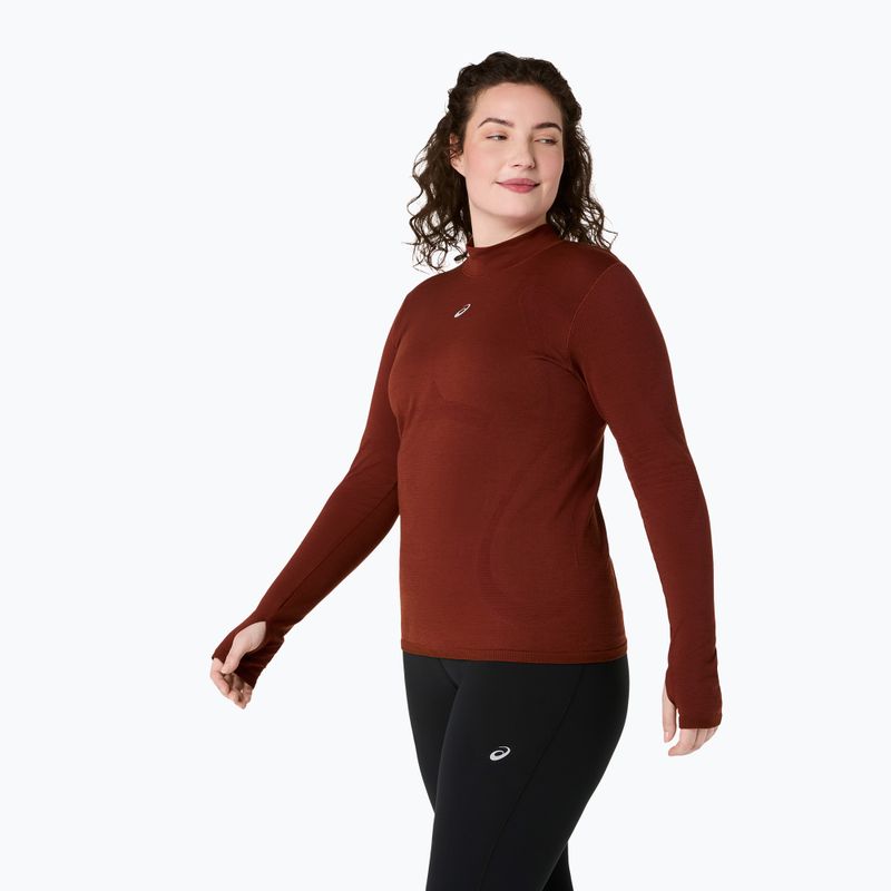 Dámska termo bielizeň ASICS Road Winter Seamless Top singed red 4