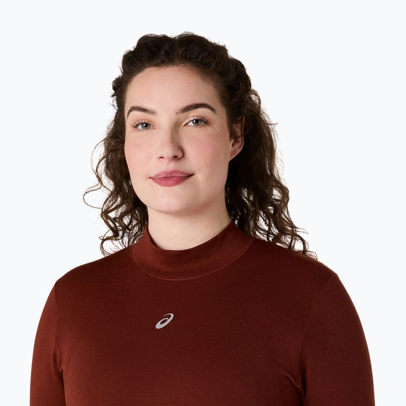 Dámska termo bielizeň ASICS Road Winter Seamless Top singed red 5