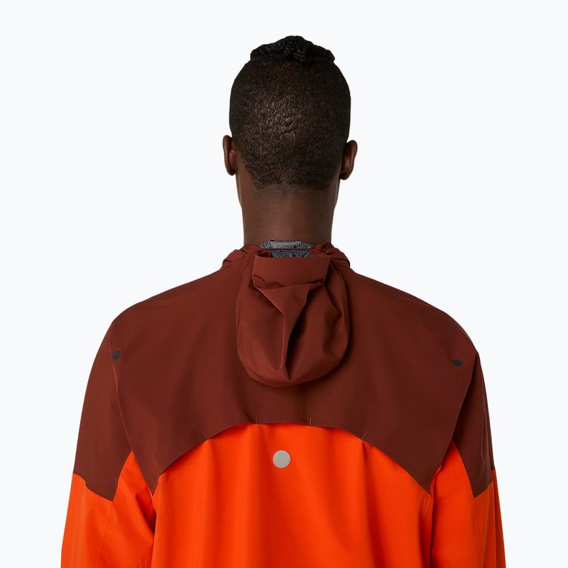 Pánska bežecká bunda ASICS Metarun Legend Jacket cherry tomato/singed red 6
