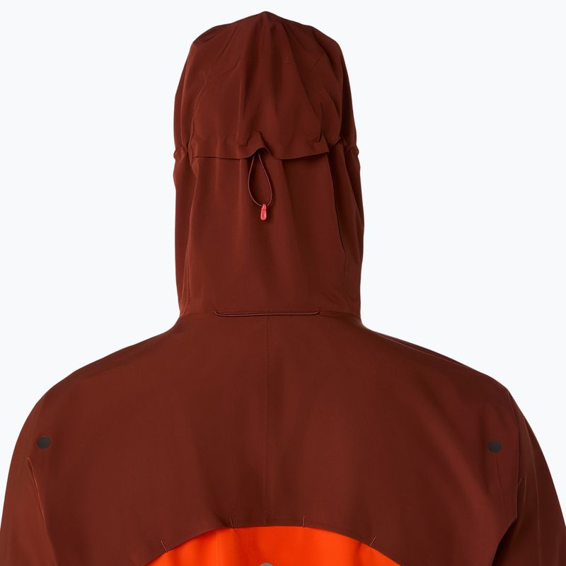 Pánska bežecká bunda ASICS Metarun Legend Jacket cherry tomato/singed red 7