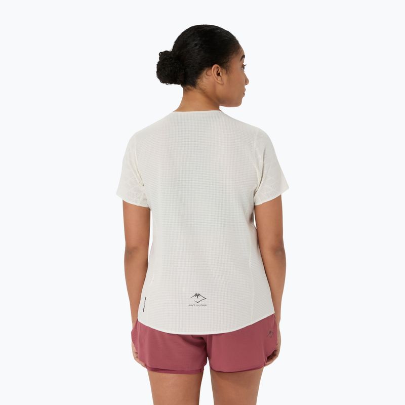 Dámske bežecké tričko ASICS Fujitrail Elite Graphic cream 3