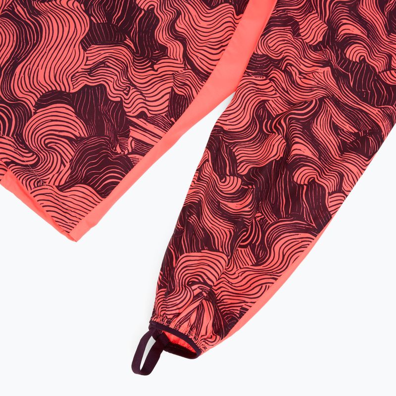Pánska bežecká bunda Asics Fujitrail Packable Jacket blazing coral/dark aubergine 12
