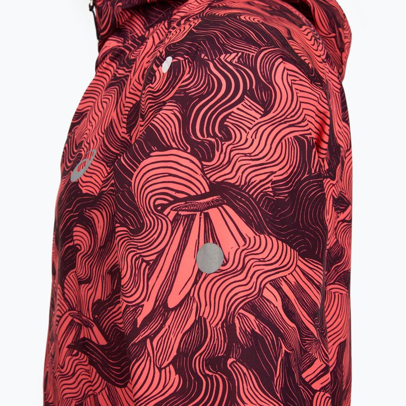 Pánska bežecká bunda Asics Fujitrail Packable Jacket blazing coral/dark aubergine 13