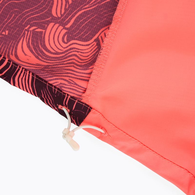 Pánska bežecká bunda Asics Fujitrail Packable Jacket blazing coral/dark aubergine 15