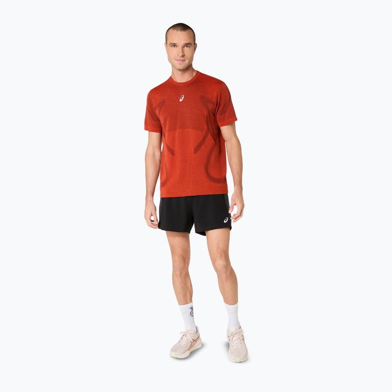 Pánske bežecké tričko ASICS Road Seamless Top singed red 2