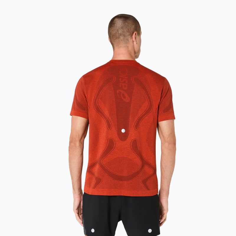 Pánske bežecké tričko ASICS Road Seamless Top singed red 3