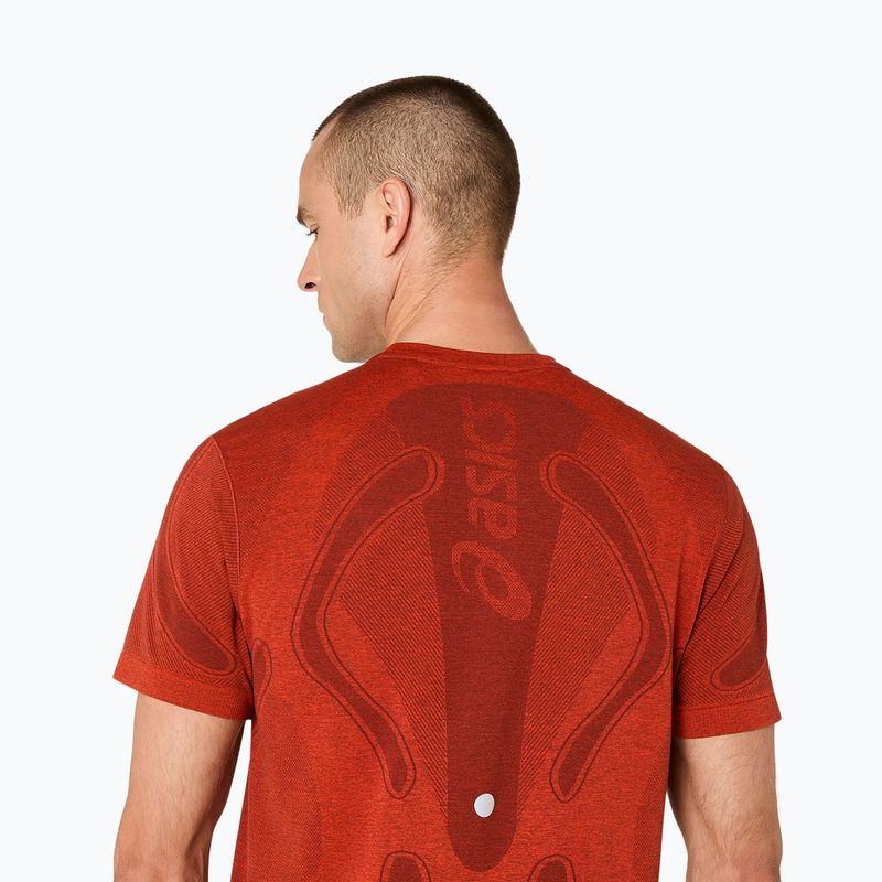 Pánske bežecké tričko ASICS Road Seamless Top singed red 5