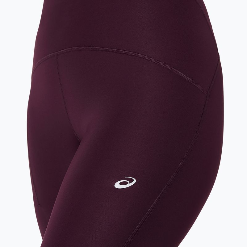 Dámske bežecké legíny ASICS Road High Waist Tight dark aubergine 5
