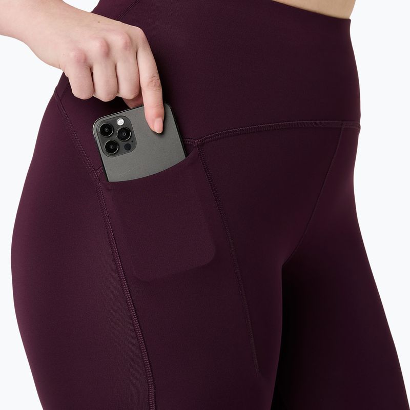 Dámske bežecké legíny ASICS Road High Waist Tight dark aubergine 8