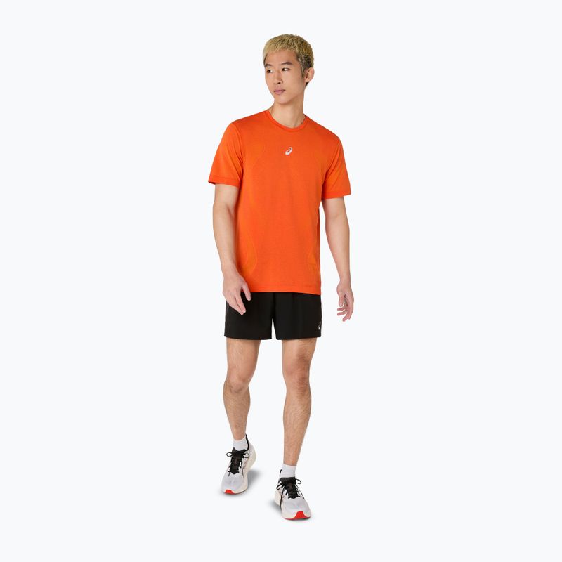 Pánske bežecké tričko ASICS Road Seamless Top energy orange 2
